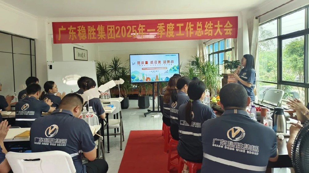 廣東穩勝集團 2025 第一季度總結會議：奏響奮進之歌，凝聚前行力量